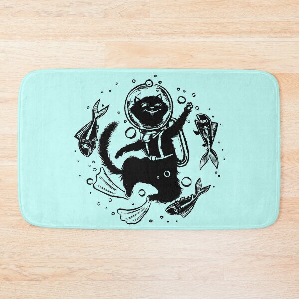 Item preview, Scubacat, Scuba Diving Cat Design designed and sold by joykolitsky.
