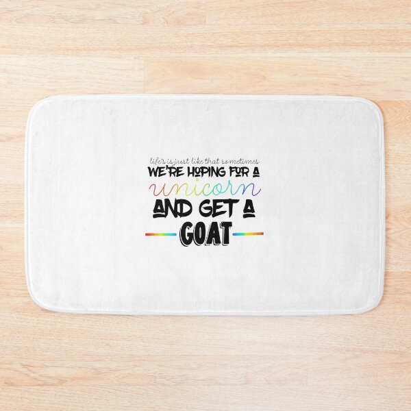 Item preview, Somethings it’s just like that sometimes, we’re hoping for a unicorn and get a goat designed and sold by savannahnoel.