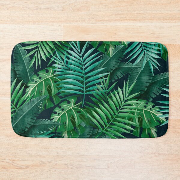 Item preview, Large tropical green leaves background designed and sold by JullBidukha.