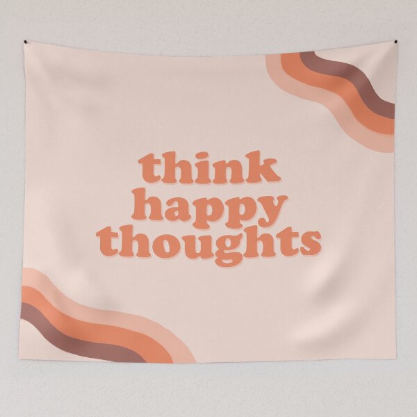 Item preview, think happy thoughts designed and sold by prismatic paper co.