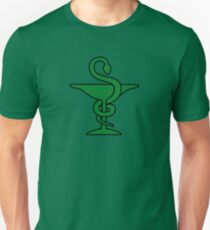 caduceus pharmacist snake Unisex T-Shirt