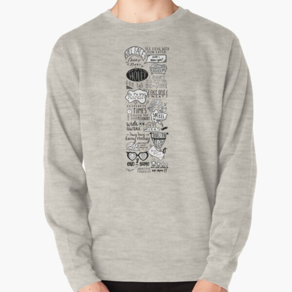 Killing Eve Series Episode Titles Vertical Pullover Sweatshirt