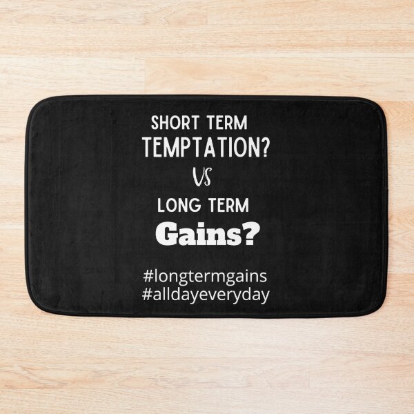 Item preview, Short term temptation vs long term gains designed and sold by tradeculture143.