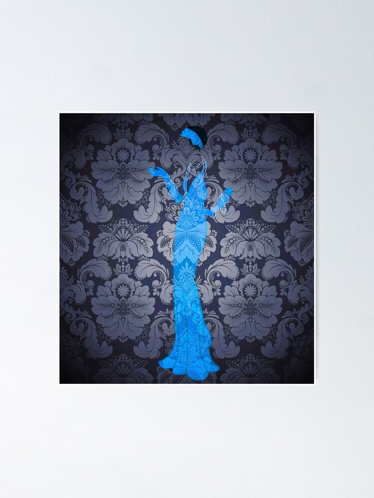 Alternate view of The Blue Ghost Downstairs Poster