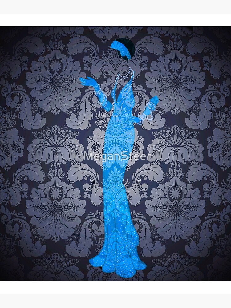 The Blue Ghost Downstairs by MeganSteer