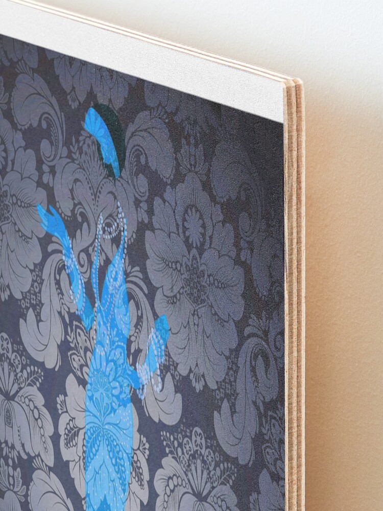 Alternate view of The Blue Ghost Downstairs Mounted Print