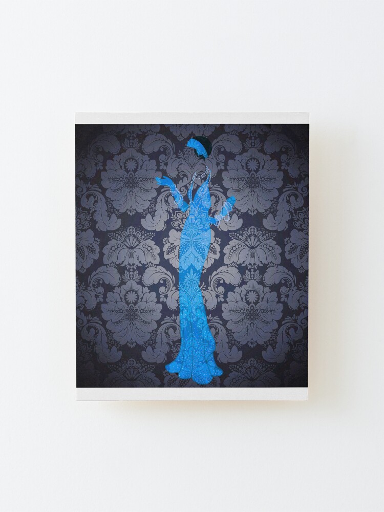 Alternate view of The Blue Ghost Downstairs Mounted Print