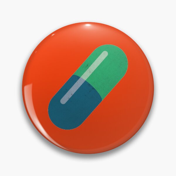 Item preview, Giant Blue & Green Pill designed and sold by SOMA APPAREL.