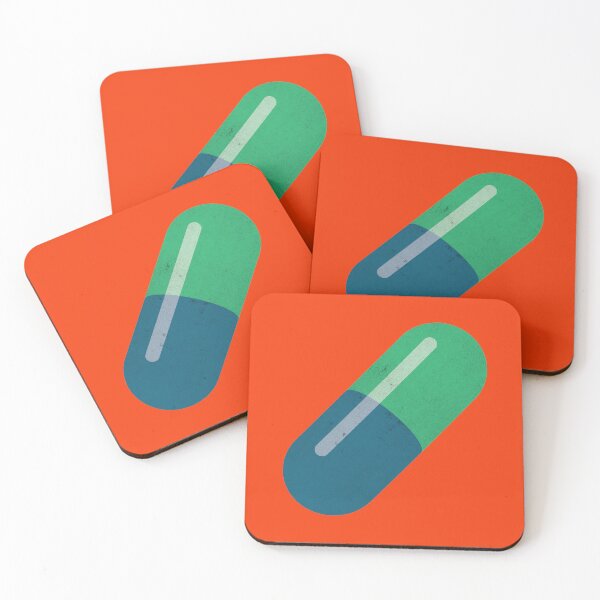 Item preview, Giant Blue & Green Pill designed and sold by SOMA APPAREL.