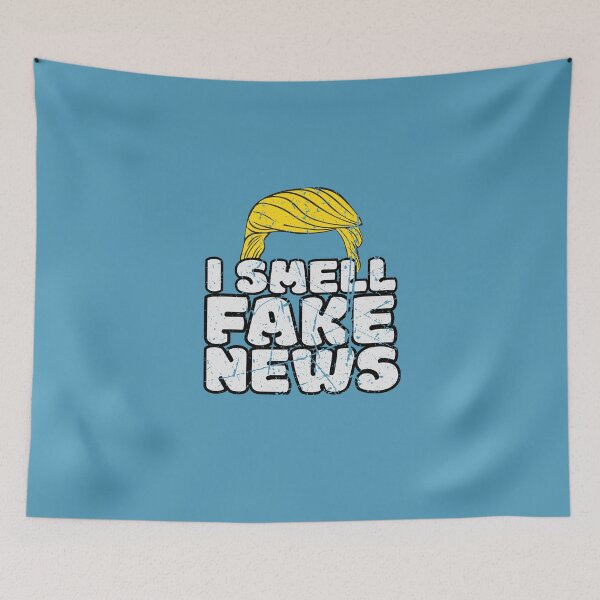Item preview, "I Smell Fake News" Vintage Distressed Funny Donald Trump Media Protest designed and sold by ivanlamb89.