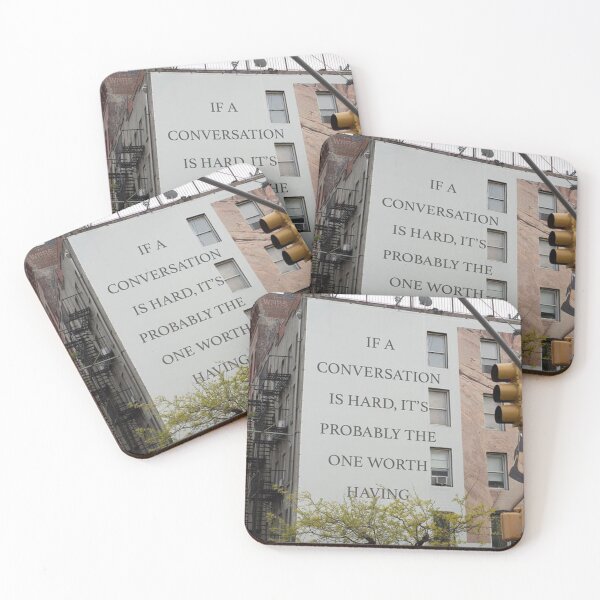 Item preview, HARD CONVERSATIONS designed and sold by moodbubble.