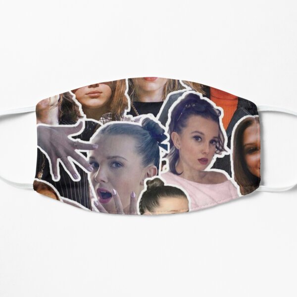 Mille Bobby Brown Roblox Face Mask By Queenbeetay Redbubble - millie bobby brown roblox