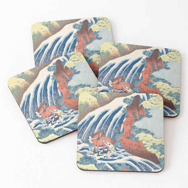 Item preview, The Yoshitsune Horse-Washing Falls at Yoshino, Izumi Province, 1834 designed and sold by Vintage Wall Art.