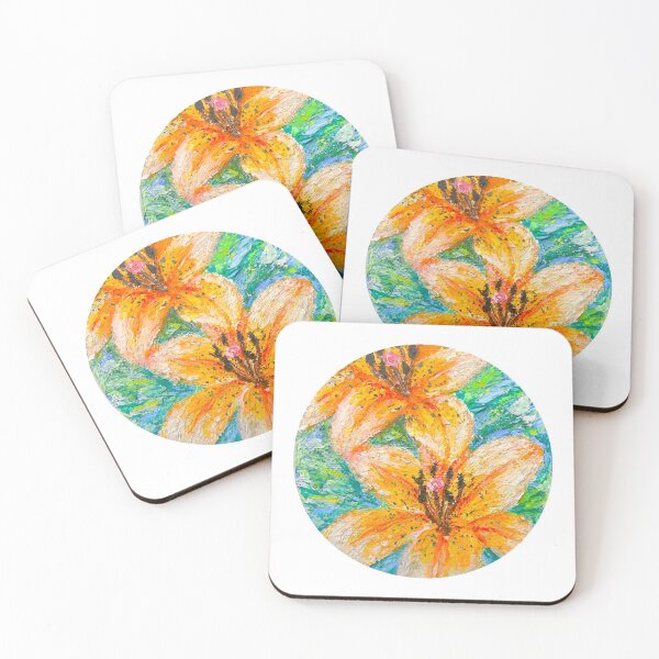 Item preview, Lilies- Acrylic Painting designed and sold by novea guzman.