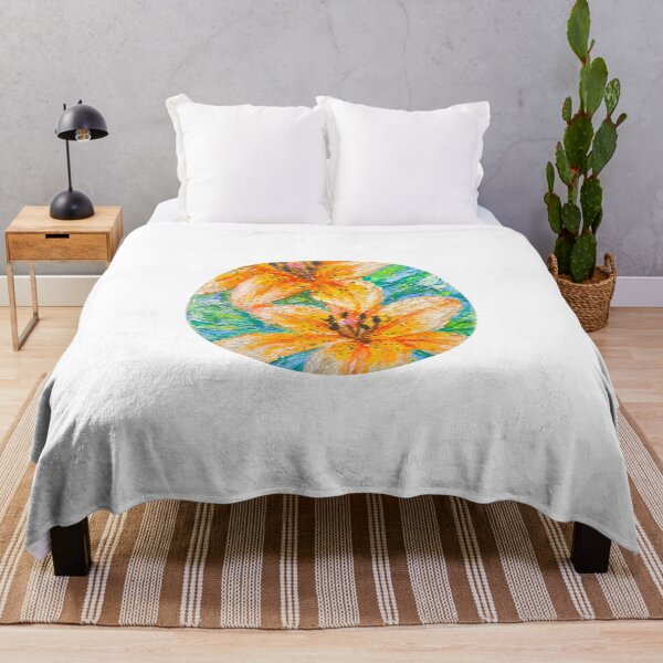 Item preview, Lilies- Acrylic Painting designed and sold by novea guzman.