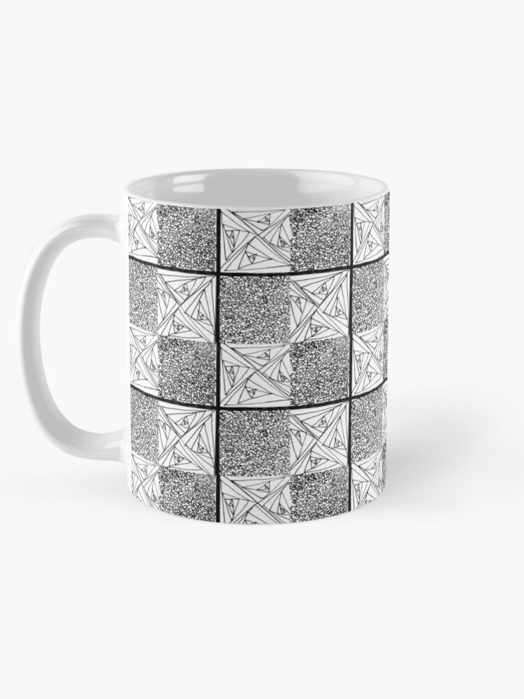 Thumbnail 5 of 6, Coffee Mug, Checkered Pattern designed and sold by SenecaShaye.