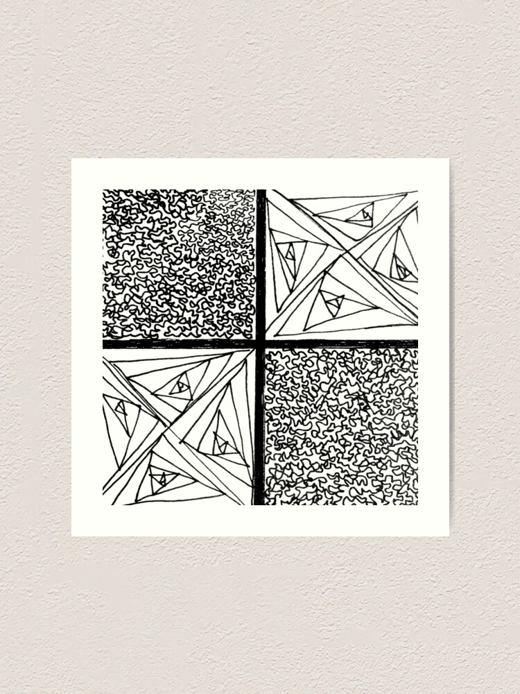 Thumbnail 1 of 3, Art Print, Checkered Pattern designed and sold by SenecaShaye.