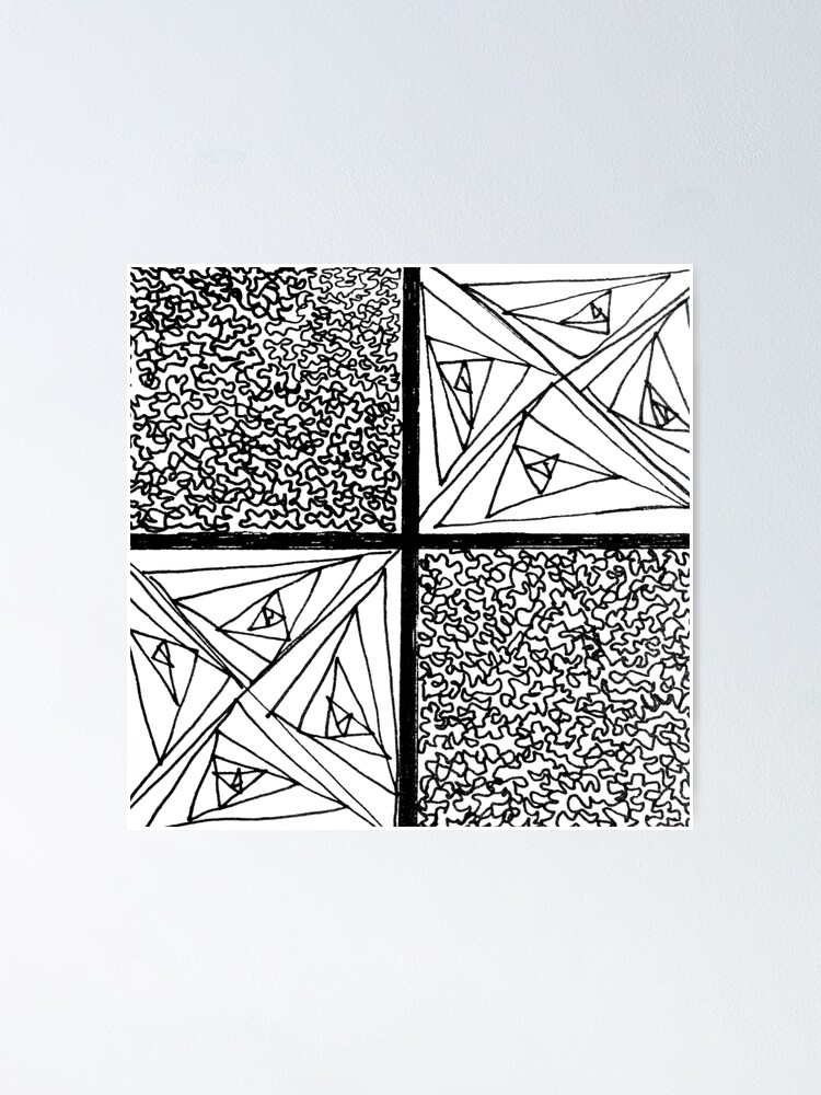 Thumbnail 1 of 3, Poster, Checkered Pattern designed and sold by SenecaShaye.