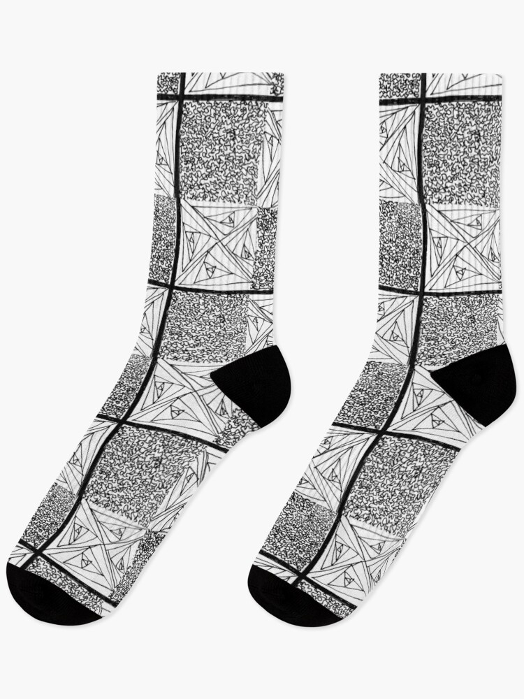 Thumbnail 1 of 5, Socks, Checkered Pattern designed and sold by SenecaShaye.