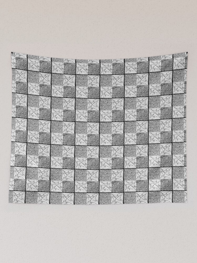 Thumbnail 2 of 3, Tapestry, Checkered Pattern designed and sold by SenecaShaye.