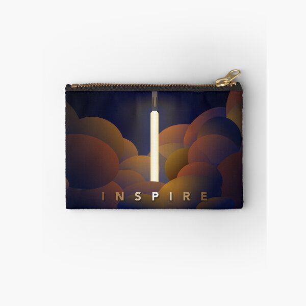 Item preview, SpaceX NASA Crew Dragon Launch Print - Inspire: A Digital Illustration designed and sold by Rocket Shop Creative.
