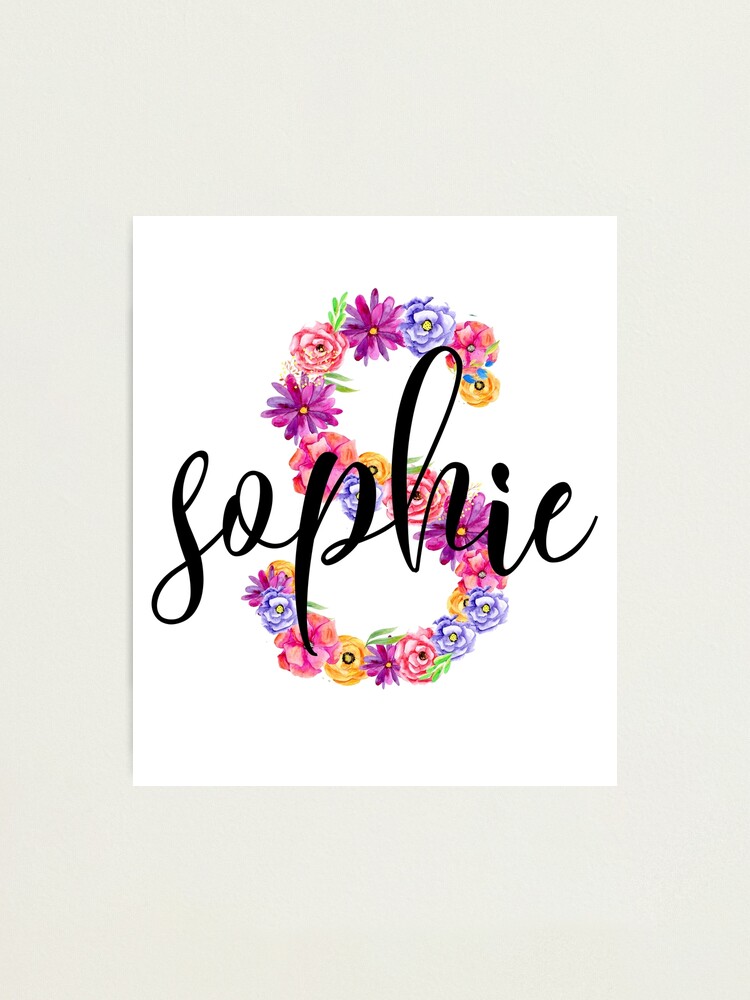 Sophie Name + S Letter