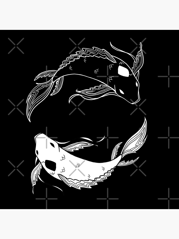 white on black spirit fish atla by kingwise
