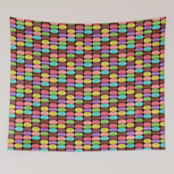 Item preview, Macaroons colorful pattern designed and sold by Natbasil.