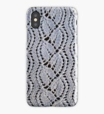 Dayflower knitted lace iPhone Case/Skin