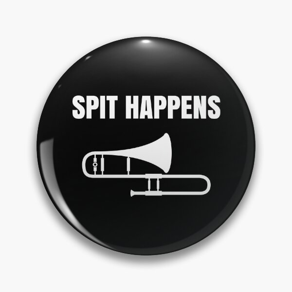 Item preview, Funny Trombone Player Design - Spit Happens! designed and sold by EstelleStar.