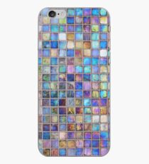 Iridescent glass mosaic blue/multi iPhone-Hülle & Cover
