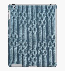 Knitted ribs and braided cables iPad Case/Skin