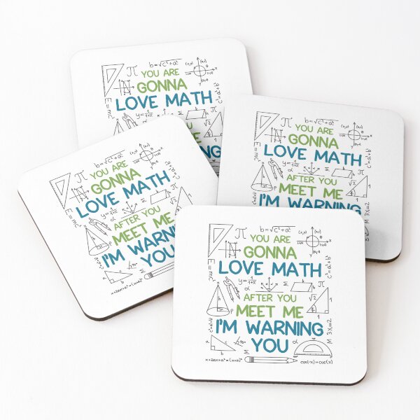 Item preview, Math Shirt - You Are Gonna Love Math I'm Warning You designed and sold by redbehren.