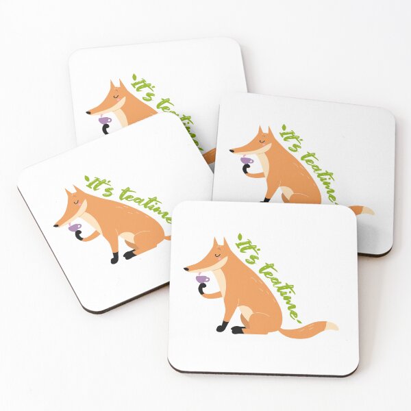 Item preview, Cute fox drinking tee.  designed and sold by marusya1.