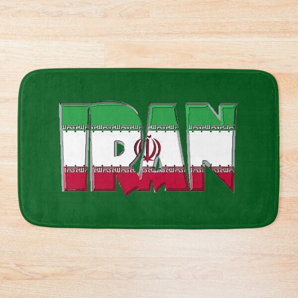 Item preview, Iran Font With Iranian Flag designed and sold by Havocgirl.