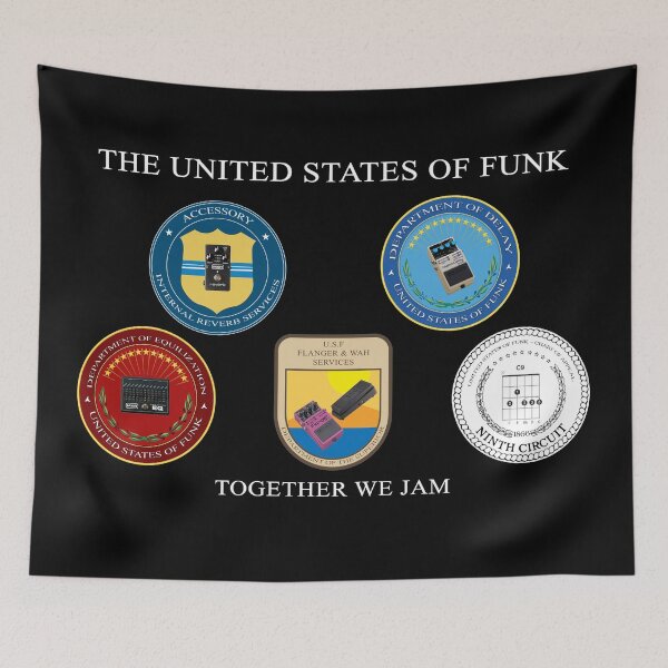Item preview, United States of Funk designed and sold by Moopichino.