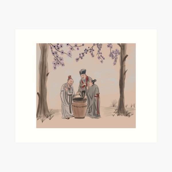Vista previa del artículo con la obra «Vinegar Tasters», diseñado y vendido por ArtByMelz.