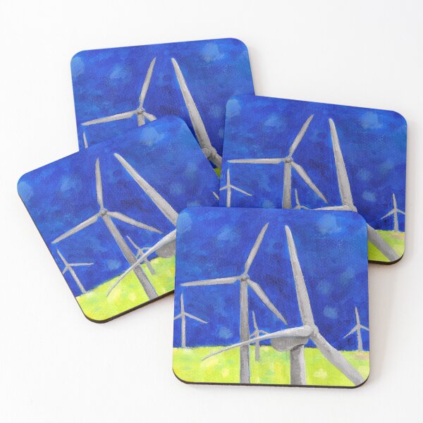 Item preview, Wind Turbine Painting, Wind Turbine Art, Wind Turbines, Like a Wind Series no.3 designed and sold by icecoolmountain.