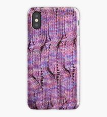 Onda Viola knitted cables and lace iPhone Case/Skin