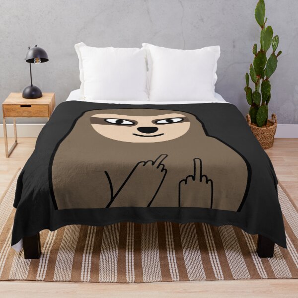 Item preview, Funny Sloth Being Rude designed and sold by Daytone.
