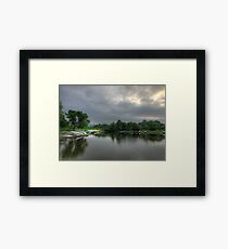 Memorial Lake Framed Print