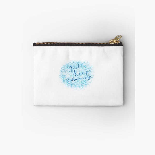 Item preview, just keep swimming print  designed and sold by Alli ML.