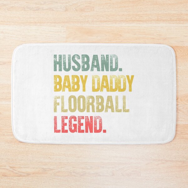 Item preview, Funny Men Vintage T Shirt Husband Baby Daddy Floorball Legend designed and sold by Bendthetrend.