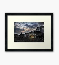Hurricane Sandy in Bel Harbor, NY - Blackout days Framed Print