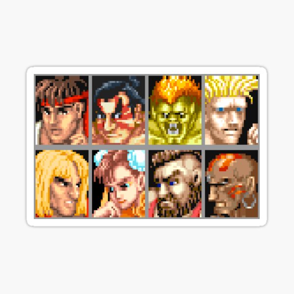 Street Fighter OT8 Sticker