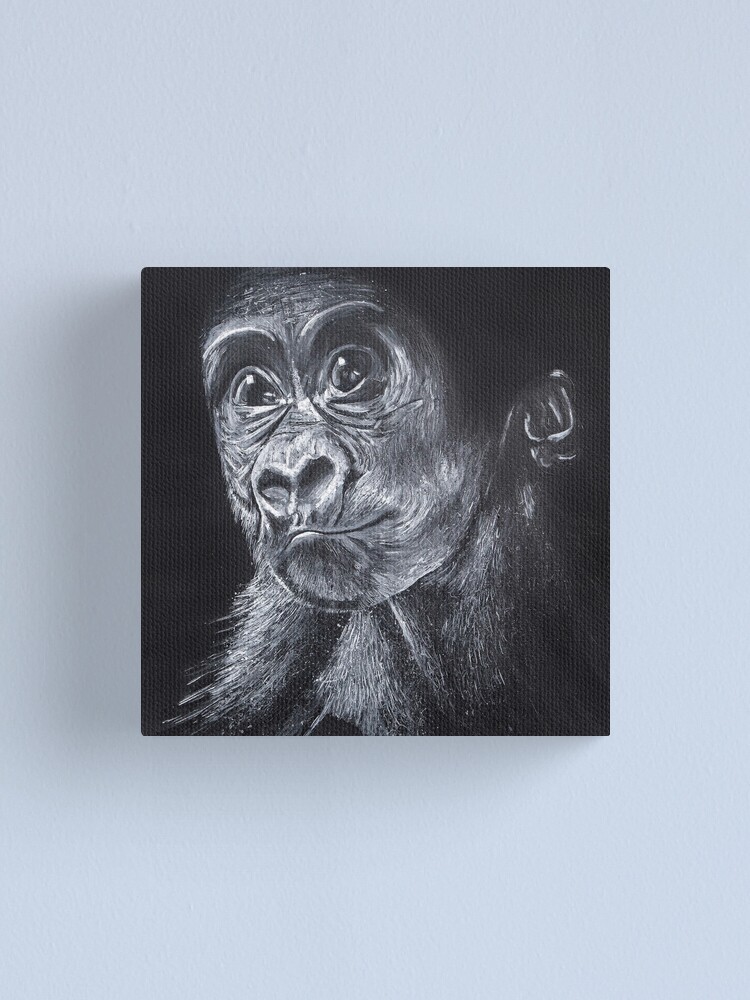 Alternate view of Baby Gorilla Canvas Print