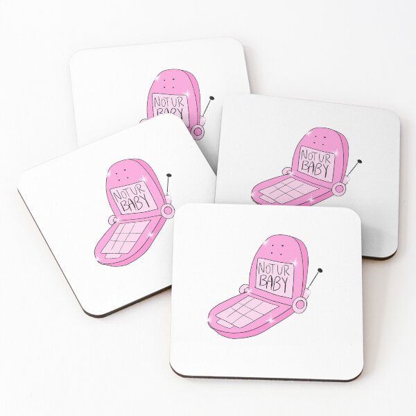Item preview, Not Ur Baby Flip Phone (pink) designed and sold by gross-girl99.