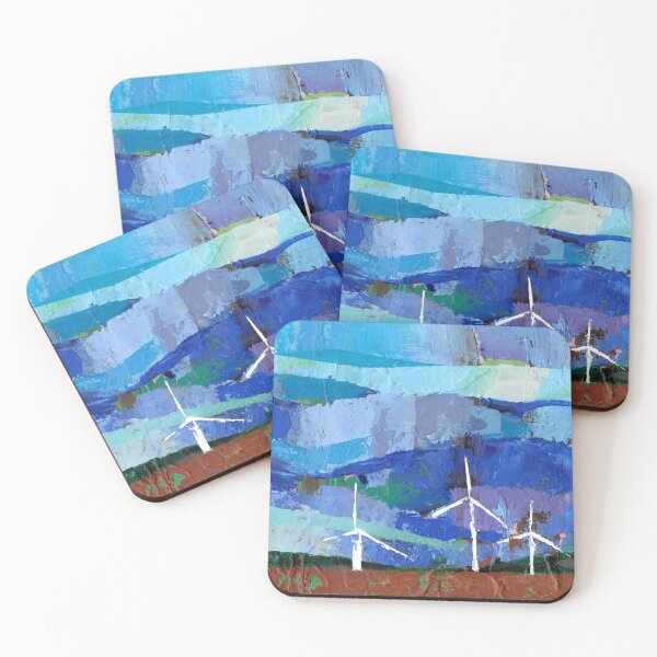 Item preview, Wind Turbine Art, Wind Turbine, Wind Turbine Paintings, Like a Wind Series no.14 designed and sold by icecoolmountain.