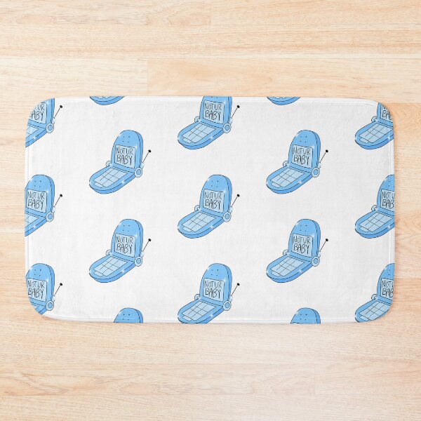 Item preview, Not Ur Baby Flip Phone (blue) designed and sold by gross-girl99.