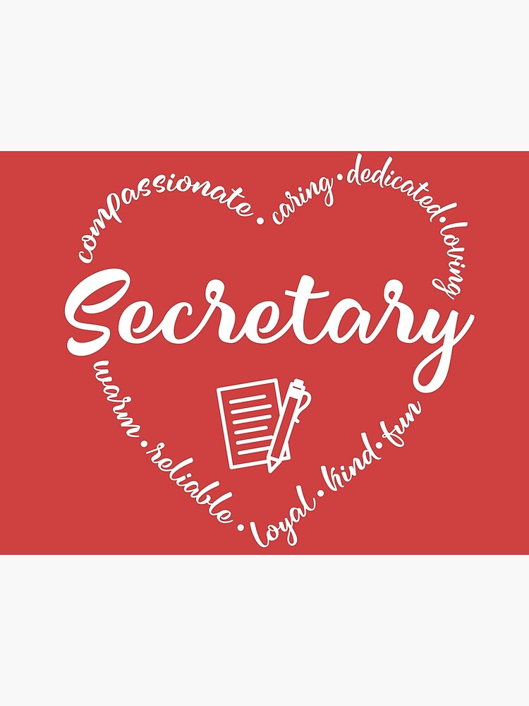 "Secretary, School secretary, office assistant, office staff, office worker gifts" Poster by
